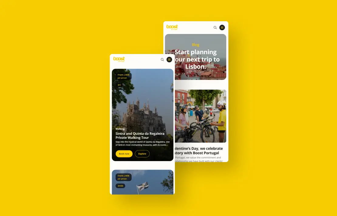Multisnet development of website with booking system - Boost Portugal: Tourism Website (9)