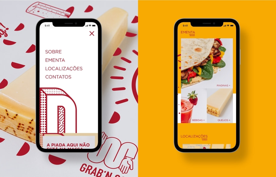 Projeto Multinset - Website corporativo + catálogo de produtos La Piadina