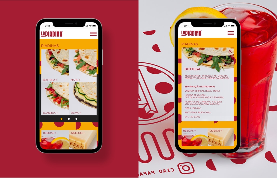 Multisnet desenvolvimento de website corporativo + catálogo de produtos - La Piadina (6)